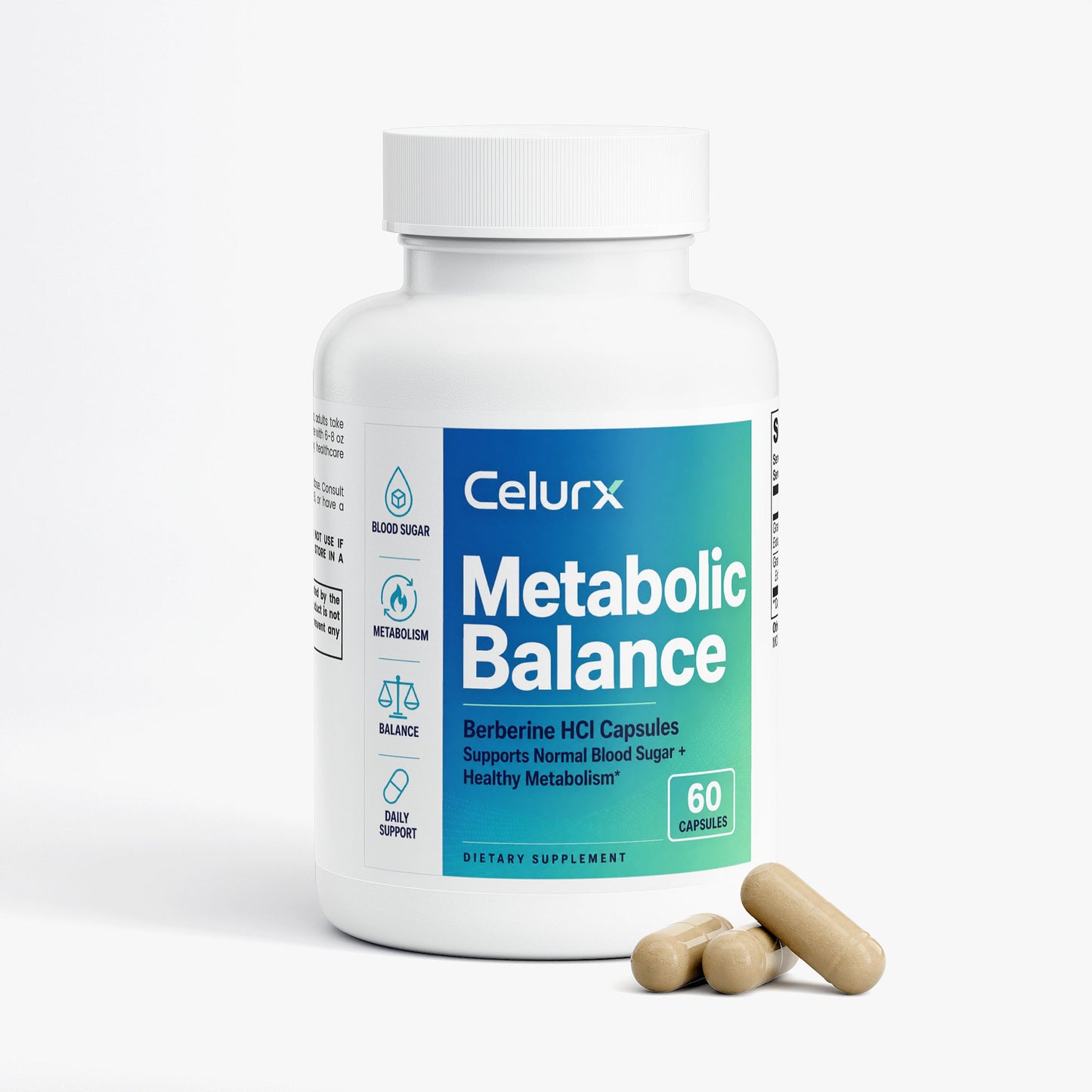 Celurx Metabolic Support- Berberine Capsules