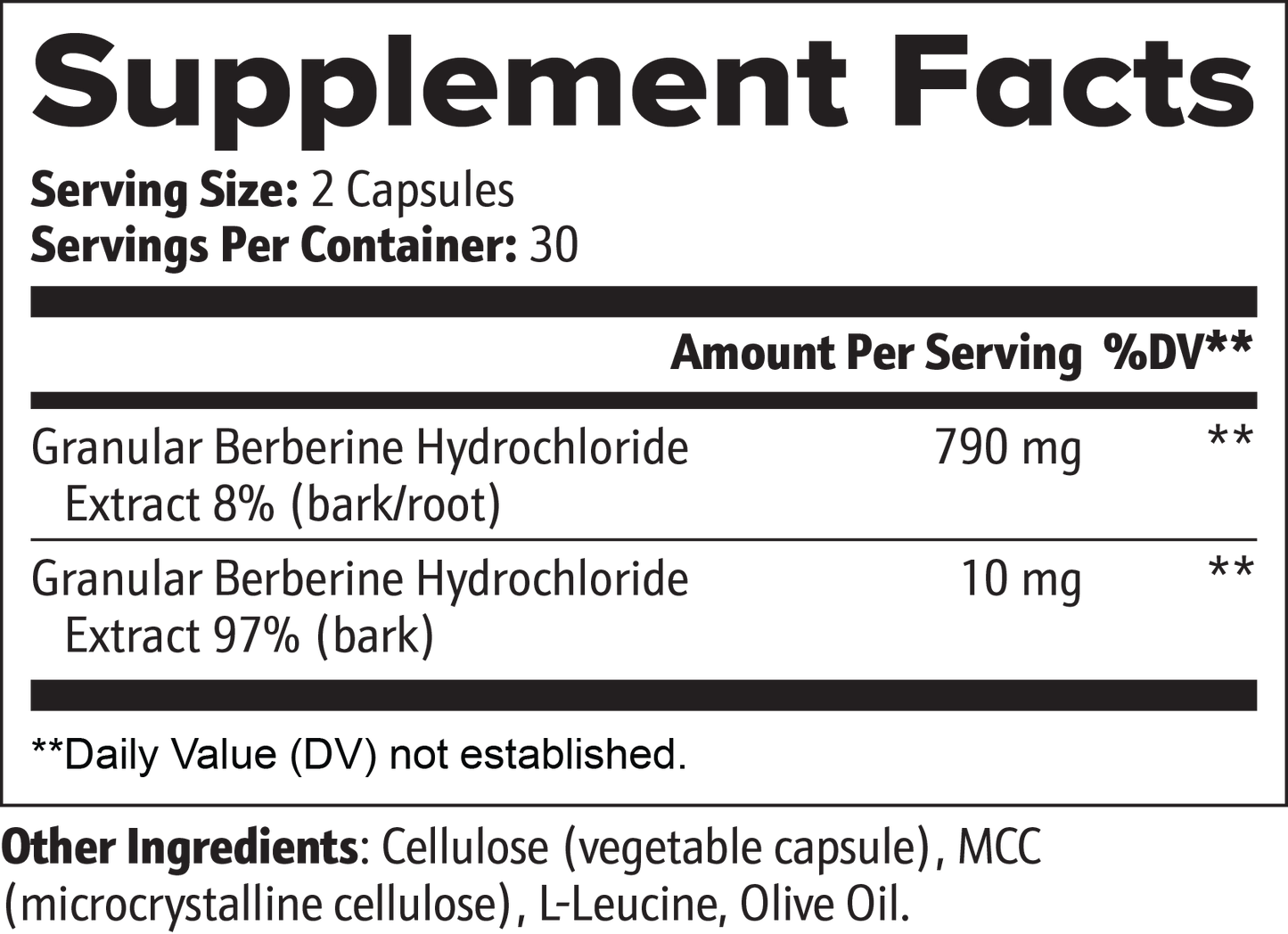 Celurx Metabolic Support- Berberine Capsules